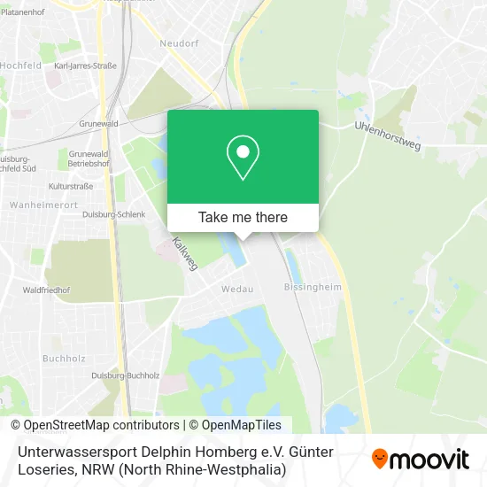 Карта Unterwassersport Delphin Homberg e.V. Günter Loseries