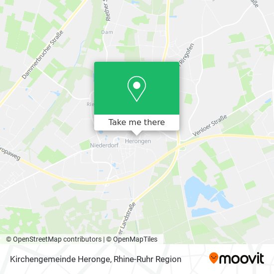 Kirchengemeinde Heronge map