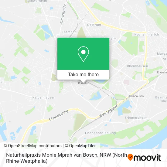 Карта Naturheilpraxis Monie Mprah van Bosch