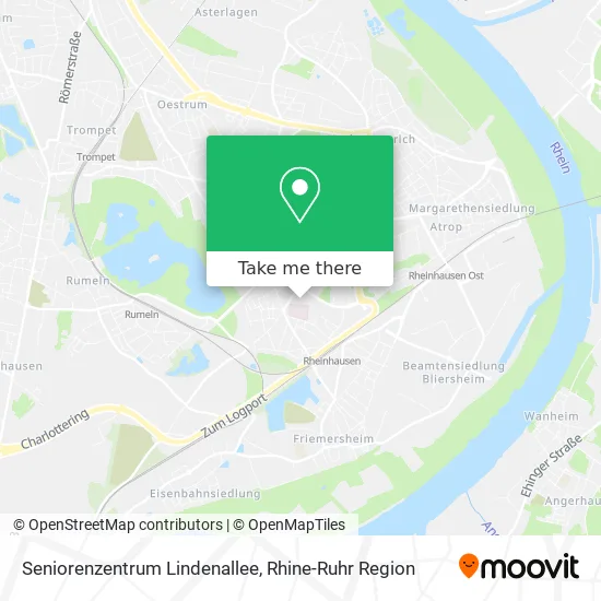 Карта Seniorenzentrum Lindenallee