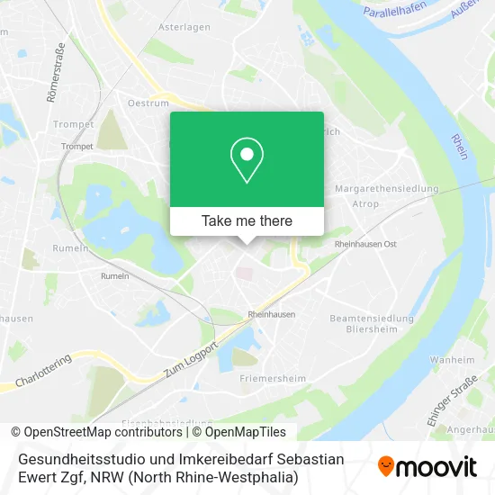 Карта Gesundheitsstudio und Imkereibedarf Sebastian Ewert Zgf