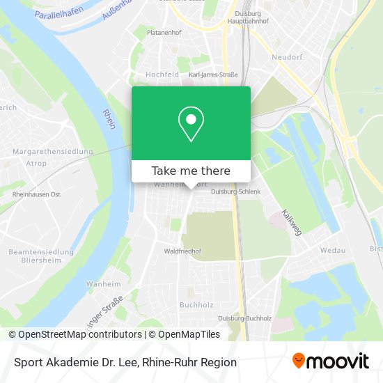 Sport Akademie Dr. Lee map