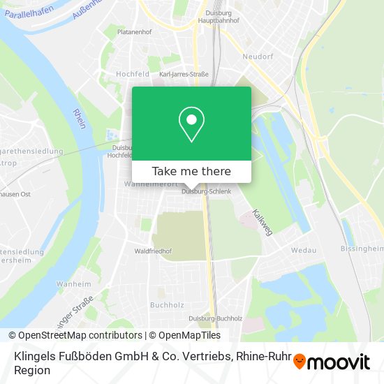 Klingels Fußböden GmbH & Co. Vertriebs map
