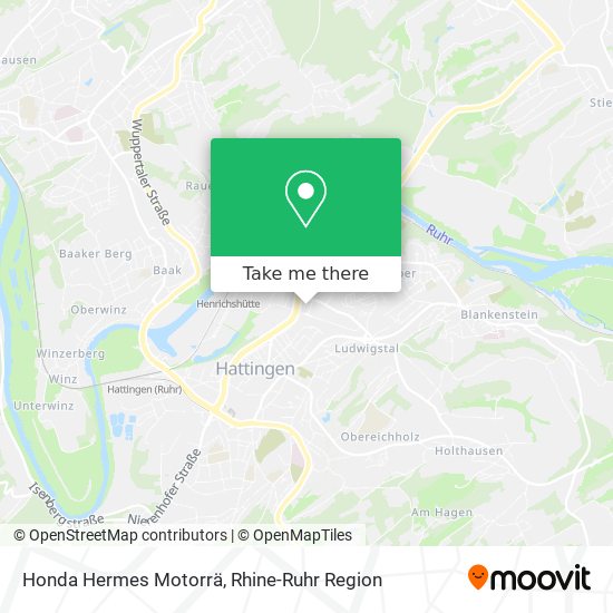 Honda Hermes Motorrä map