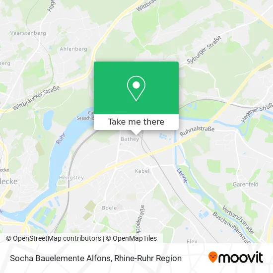 Socha Bauelemente Alfons map