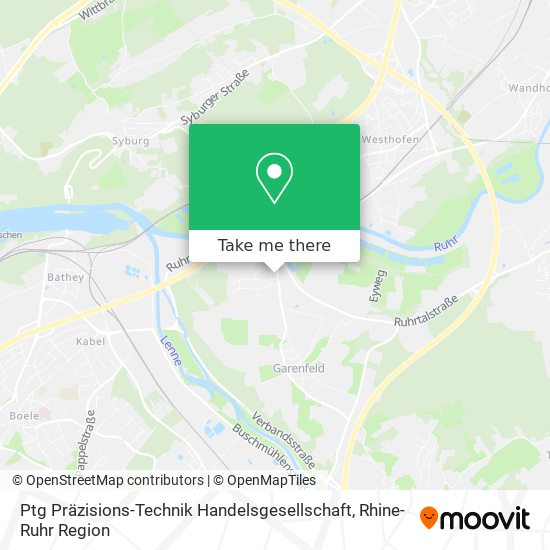 Ptg Präzisions-Technik Handelsgesellschaft map