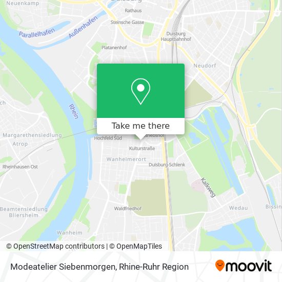 Modeatelier Siebenmorgen map