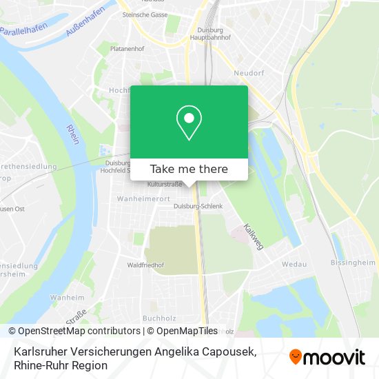 Karlsruher Versicherungen Angelika Capousek map