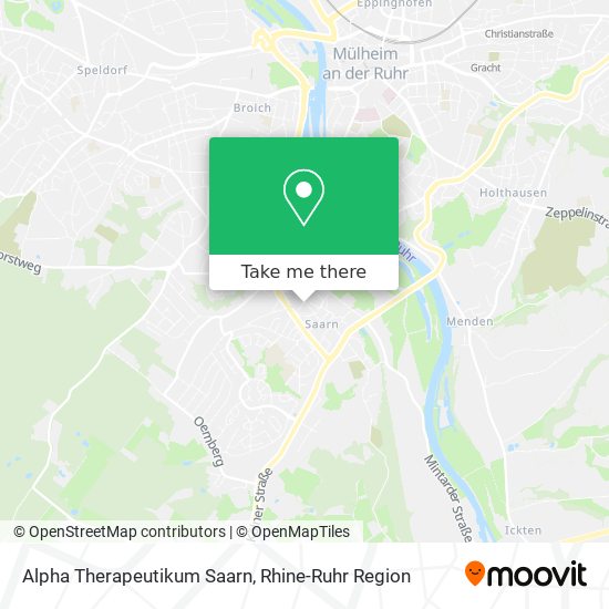 Alpha Therapeutikum Saarn map