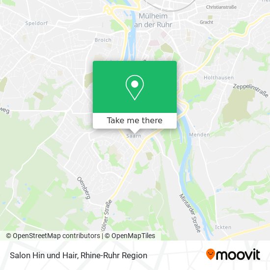 Salon Hin und Hair map