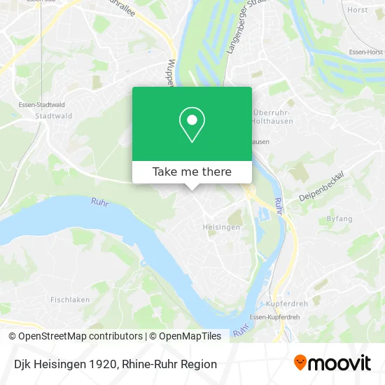 Карта Djk Heisingen 1920