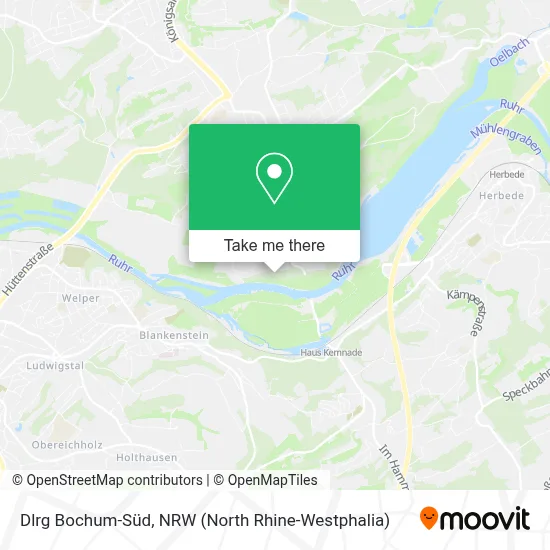 Dlrg Bochum-Süd map