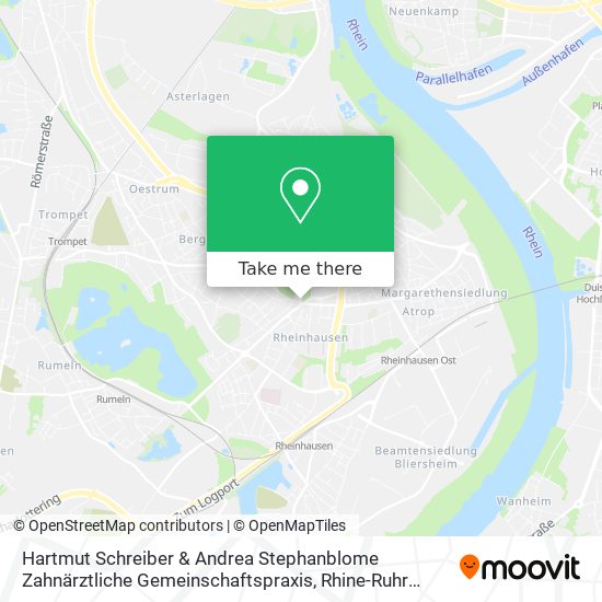 Hartmut Schreiber & Andrea Stephanblome Zahnärztliche Gemeinschaftspraxis map