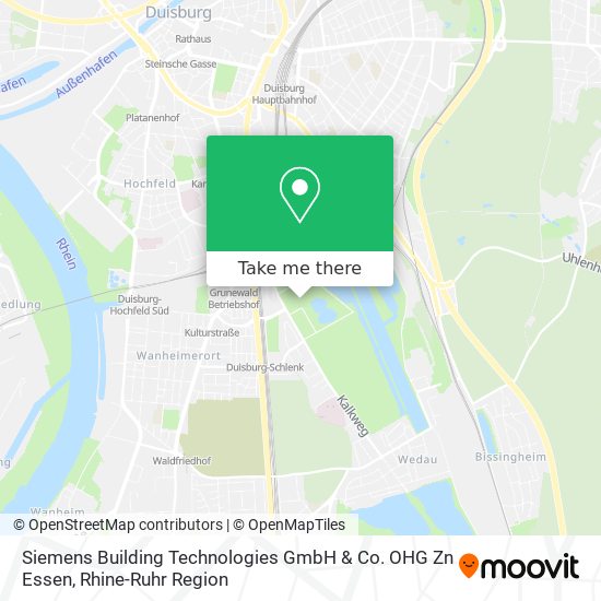 Siemens Building Technologies GmbH & Co. OHG Zn Essen map