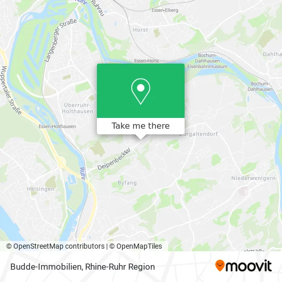 Budde-Immobilien map
