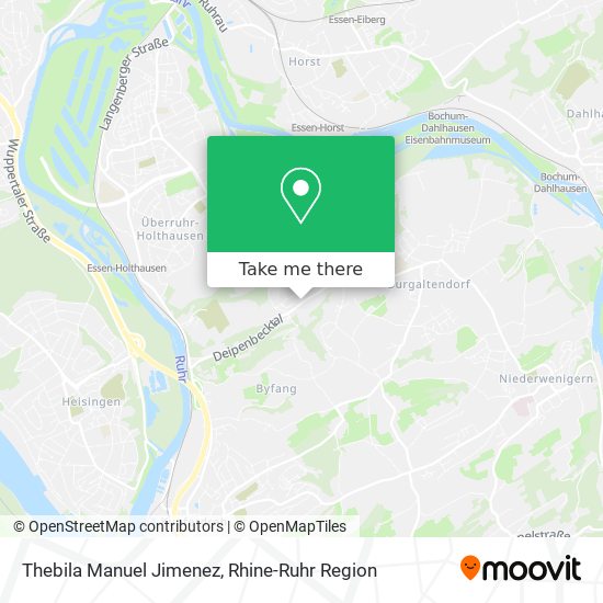 Thebila Manuel Jimenez map
