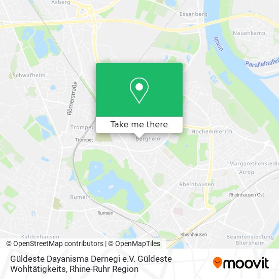 Güldeste Dayanisma Dernegi e.V. Güldeste Wohltätigkeits map
