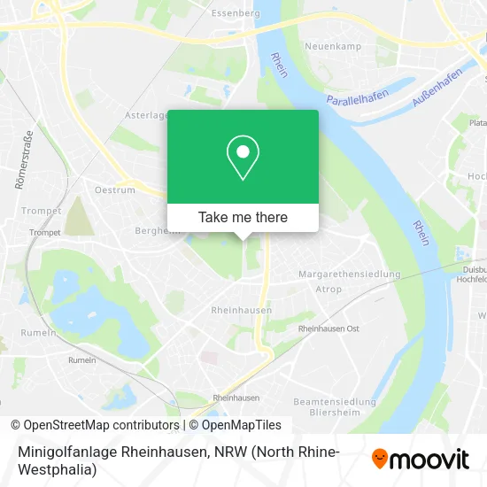 Карта Minigolfanlage Rheinhausen