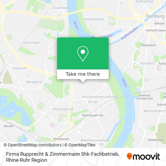 Firma Rupprecht & Zimmermann Shk-Fachbetrieb map