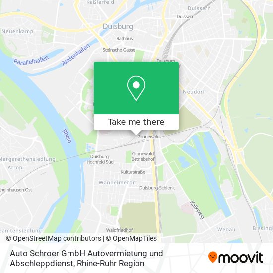 Auto Schroer GmbH Autovermietung und Abschleppdienst map