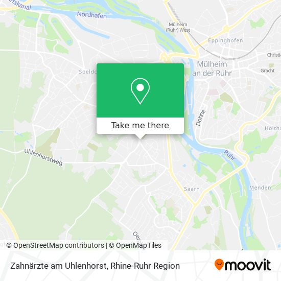 Zahnärzte am Uhlenhorst map