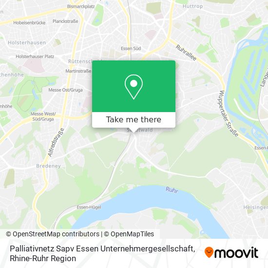 Palliativnetz Sapv Essen Unternehmergesellschaft map