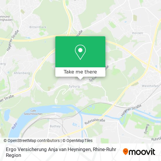 Ergo Versicherung Anja van Heyningen map