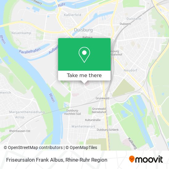 Friseursalon Frank Albus map