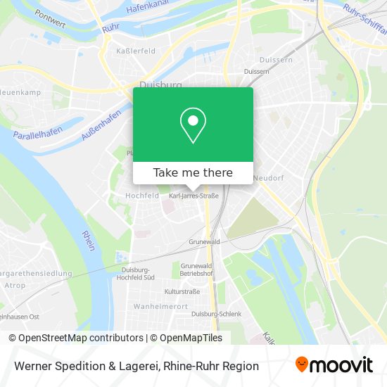 Карта Werner Spedition & Lagerei