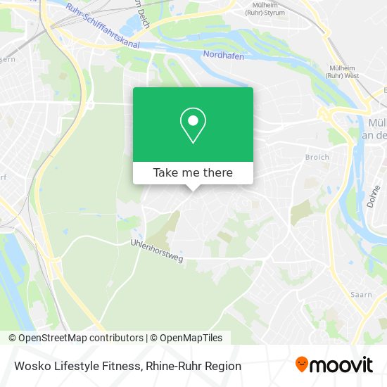 Wosko Lifestyle Fitness map