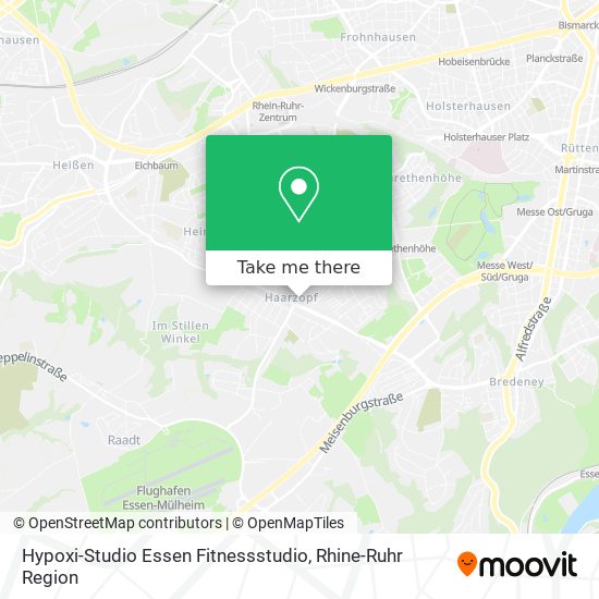 Hypoxi-Studio Essen Fitnessstudio map