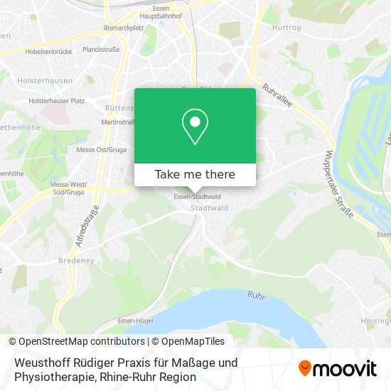 Weusthoff Rüdiger Praxis für Maßage und Physiotherapie map
