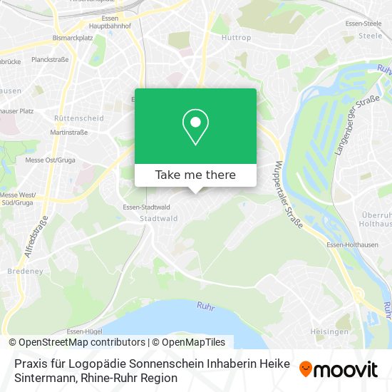 Praxis für Logopädie Sonnenschein Inhaberin Heike Sintermann map