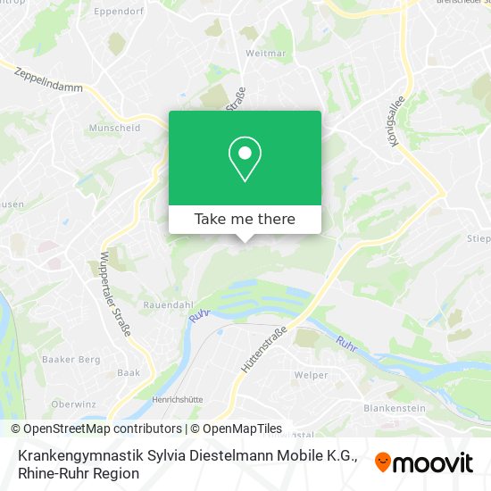 Krankengymnastik Sylvia Diestelmann Mobile K.G. map