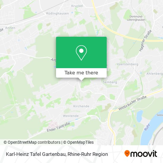 Karl-Heinz Tafel Gartenbau map