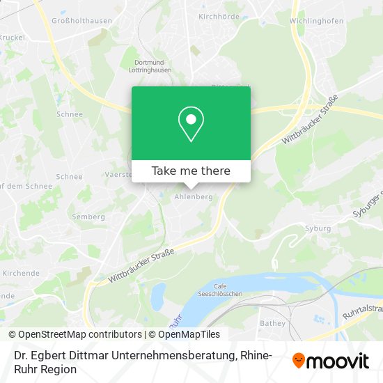 Dr. Egbert Dittmar Unternehmensberatung map