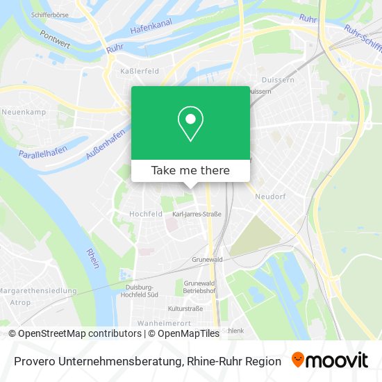 Provero Unternehmensberatung map