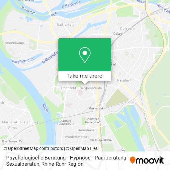 Psychologische Beratung - Hypnose - Paarberatung - Sexualberatun map