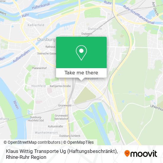 Карта Klaus Wittig Transporte Ug (Haftungsbeschränkt)