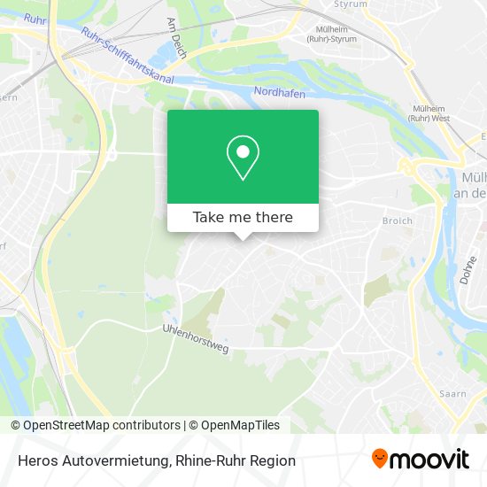 Heros Autovermietung map