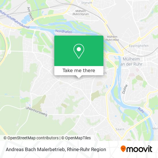 Andreas Bach Malerbetrieb map