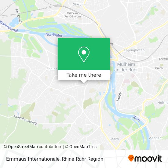 Emmaus Internationale map