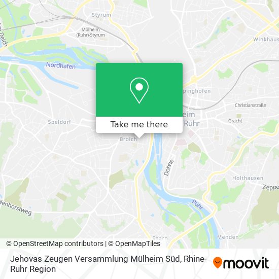 Jehovas Zeugen Versammlung Mülheim Süd map