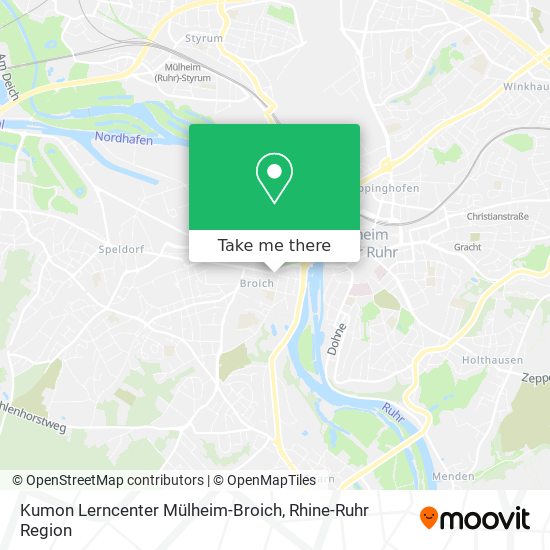 Карта Kumon Lerncenter Mülheim-Broich