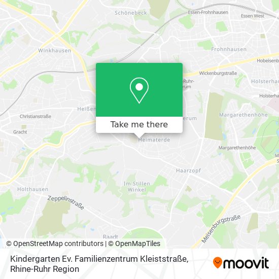 Карта Kindergarten Ev. Familienzentrum Kleiststraße