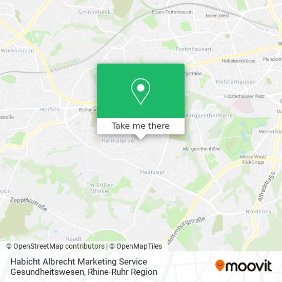 Habicht Albrecht Marketing Service Gesundheitswesen map