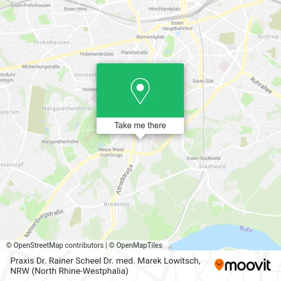 Карта Praxis Dr. Rainer Scheel Dr. med. Marek Lowitsch