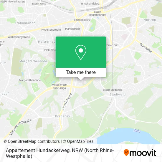 Appartement Hundackerweg map