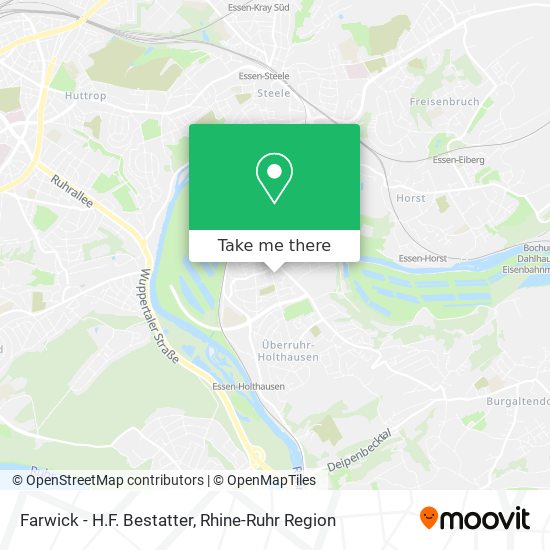 Farwick - H.F. Bestatter map