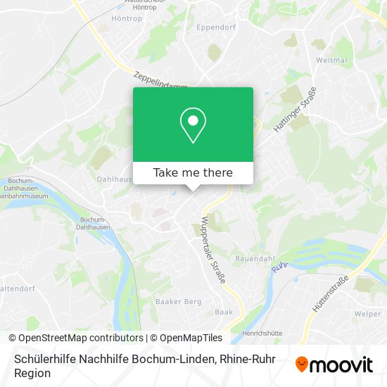 Schülerhilfe Nachhilfe Bochum-Linden map